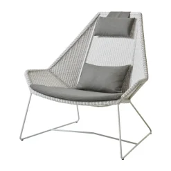 Conjunto de cojines para Butaca Lounge Breeze respaldo alto, Natté taupe*Cane-line