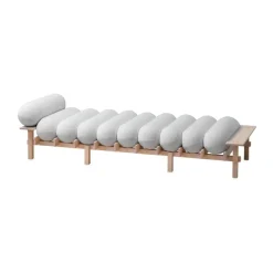 Diván Dag, Haya-Barnum bouclé 01 Off white*Gärsnäs