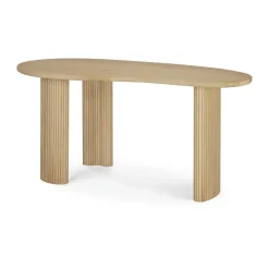 Escritorio Boomerang, Roble lacado, 160×83×76 cm*Ethnicraft Online