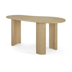 Escritorio Boomerang, Roble lacado, 160×83×76 cm*Ethnicraft Online