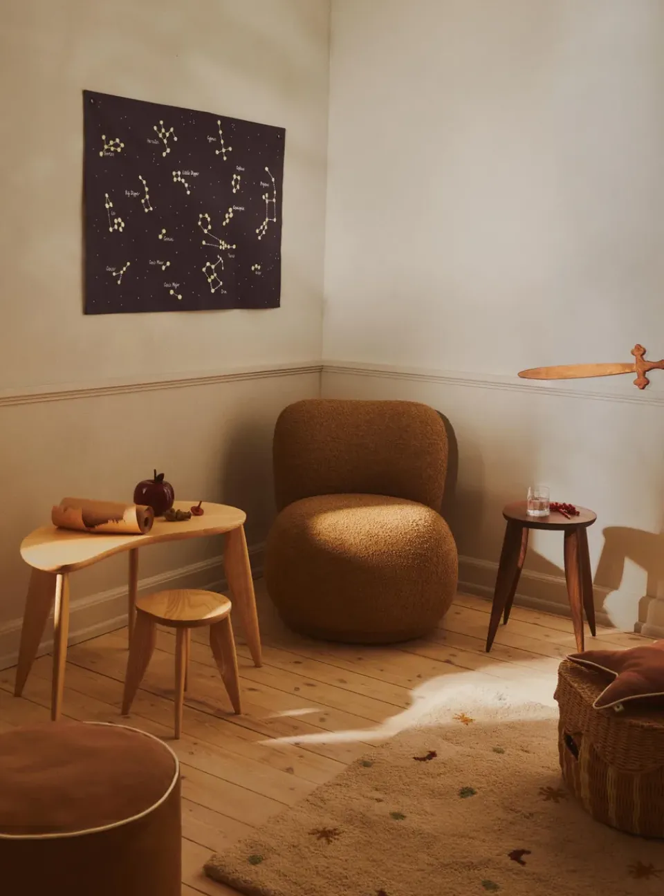 Escritorio Feve kids, fresno sin tratar*Ferm Living Clearance