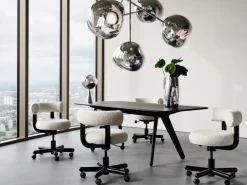Escritorio individual Slab 60x120 cm, Roble*Tom Dixon New