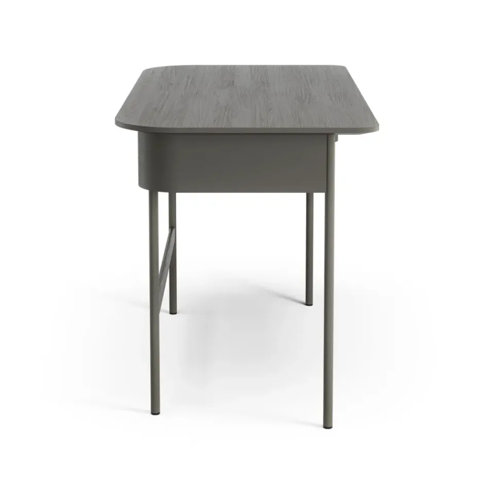 Escritorio Luna con cajón, Roble tormenta*Swedese