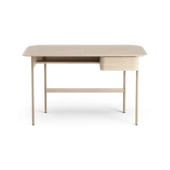 Escritorio Luna con cajón, Roble pigmentado blanco*Swedese Best