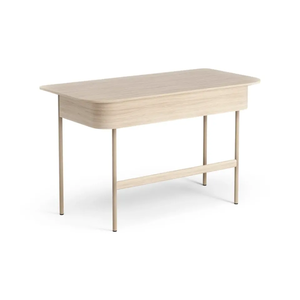 Escritorio Luna, Roble pigmentado blanco*Swedese Best