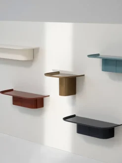 Estante de pared Korpus 4 hook M, Cream*HAY
