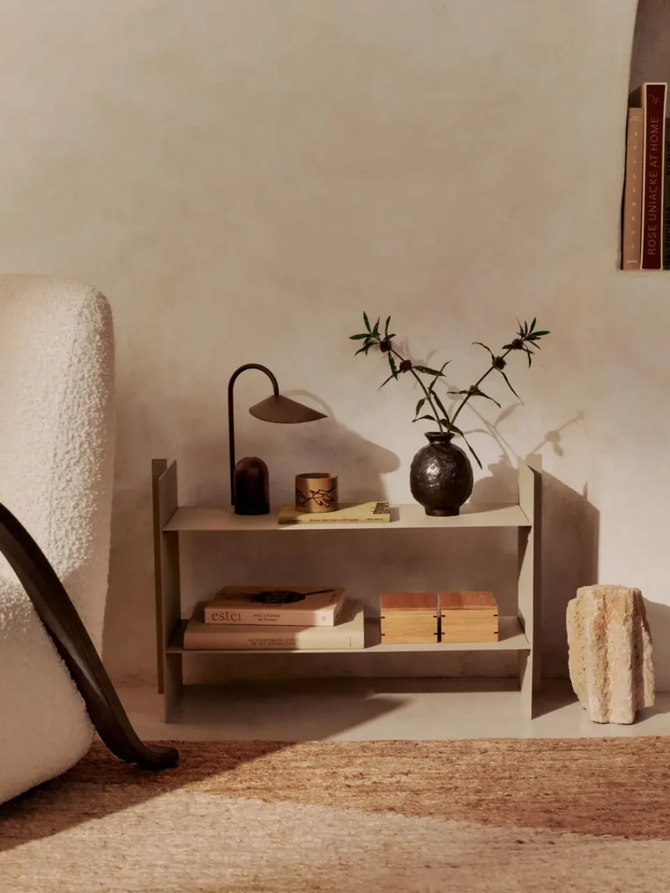 Estante de pared Lager 26x77 cm, Cashmere*Ferm Living Clearance