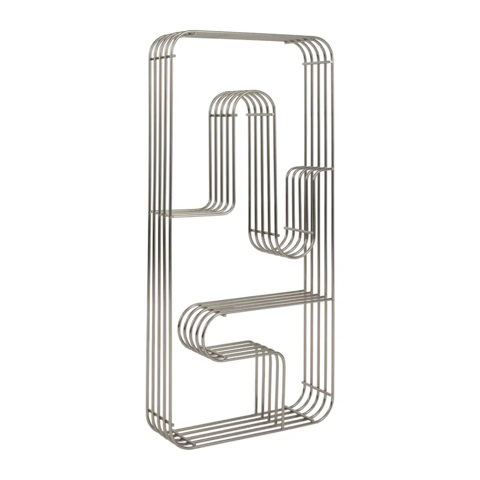 Estante de pared rectangular Curva, Plata*AYTM Online