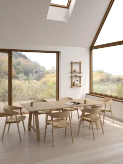 Estante de pared Treat doble, Roble natural aceitado, 50×12×50 cm*Andersen Furniture Outlet