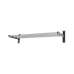 Estante de recibidor 12, Acero/negro, aluminio con revestimiento negro*Scherlin Best