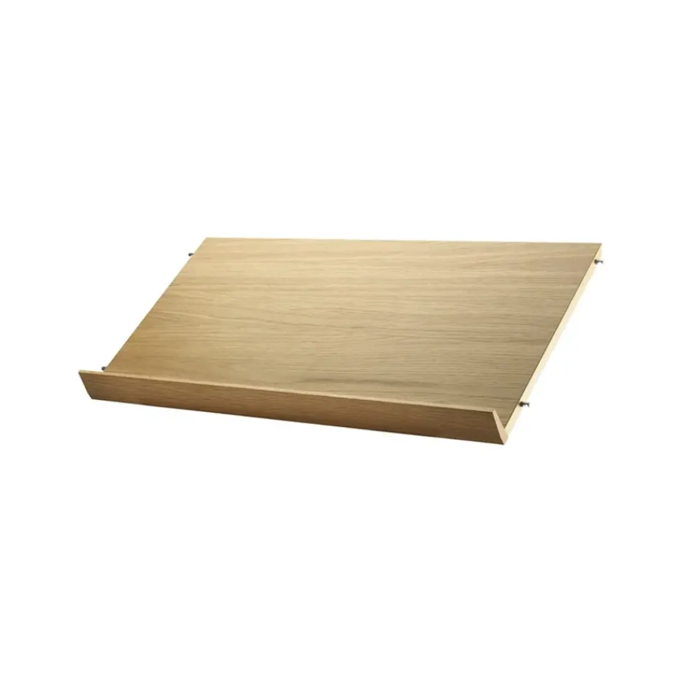Estante para revistero madera, Roble, 78x30 cm*String Outlet