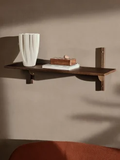Estante Sector L/S, Smoked Oak, brass*Ferm Living