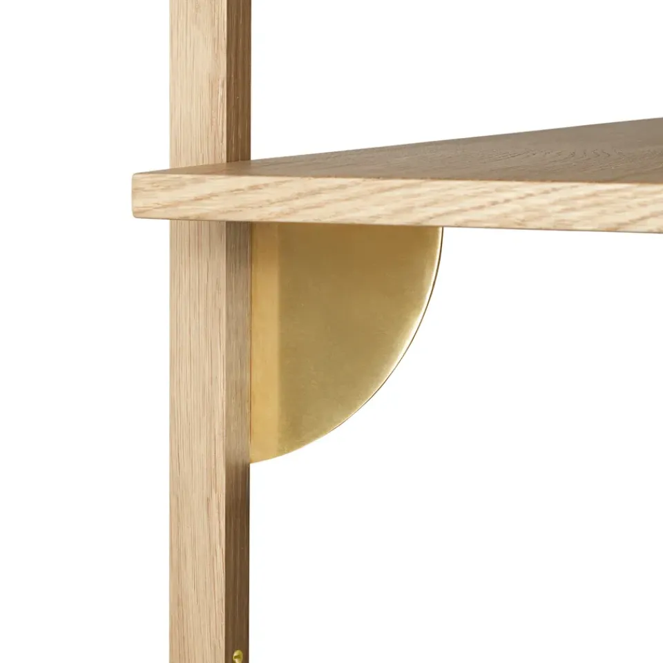 Estante Sector S/L, Roble-latón*Ferm Living Outlet