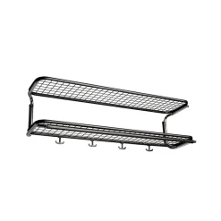 Estante sombrerero Classic 650, /cromo, 2 niveles, 100 cm*Essem Design Best