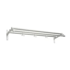 Estante sombrerero Nostalgi 291, Aluminio, base blanca*Essem Design New
