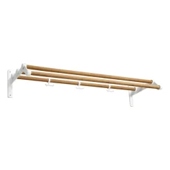 Estante sombrerero Nostalgi 291 100 cm, bambú-blanco*Essem Design Best