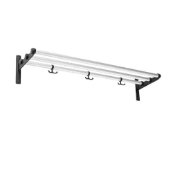 Estante sombrerero o zapatero Nostalgi, Aluminio, base negra*Essem Design Outlet