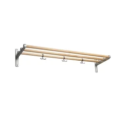 Estante sombrerero o zapatero Nostalgi, Abedul, soportes aluminio*Essem Design Best