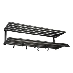 Estante sombrerero Tamburin 100 cm, roble teñido de -*Essem Design Outlet