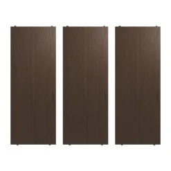 Estante , Roble oscuro, 78×30 cm, pack de 3*String Hot