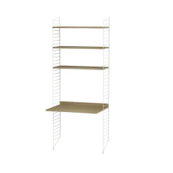 Estante , Roble, 78x30 cm, paquete de 3*String Outlet