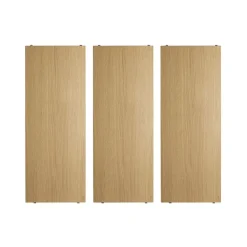 Estante , Roble, 78x30 cm, paquete de 3*String Online