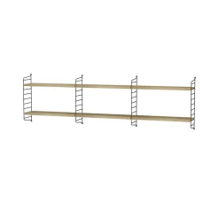Estante , Roble, 58x20 cm, paquete de 3*String Sale