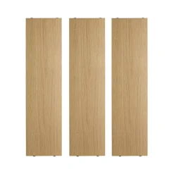 Estante , Roble, 78x20 cm, paquete de 3*String Online