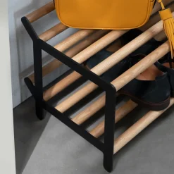 Estante zapatero Tamburin 100 cm, Roble-*Essem Design New