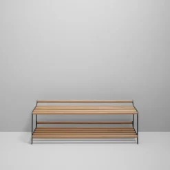 Estante zapatero Tamburin 100 cm, Roble-*Essem Design New
