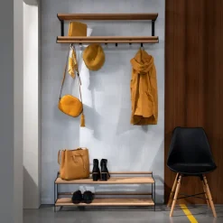 Estante zapatero Tamburin 100 cm, Roble-*Essem Design New