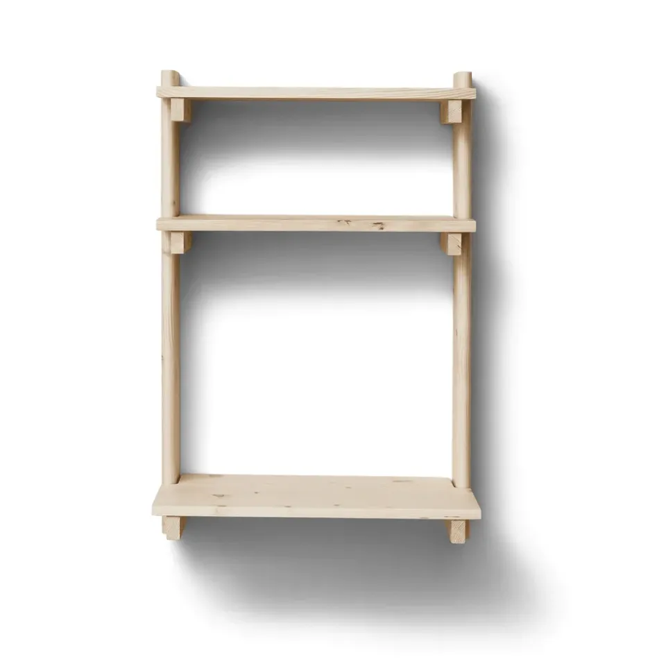 Estantería Beam de pared con escritorio, Pino*Form & Refine New