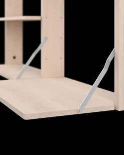Estantería de pared con escritorio Gridlock - M1-A4-0-D, Natural Ash*Massproductions Online