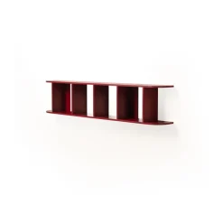 Estantería de pared Flaneaur 27x128 cm, Burgundy*TÔNN furniture Discount