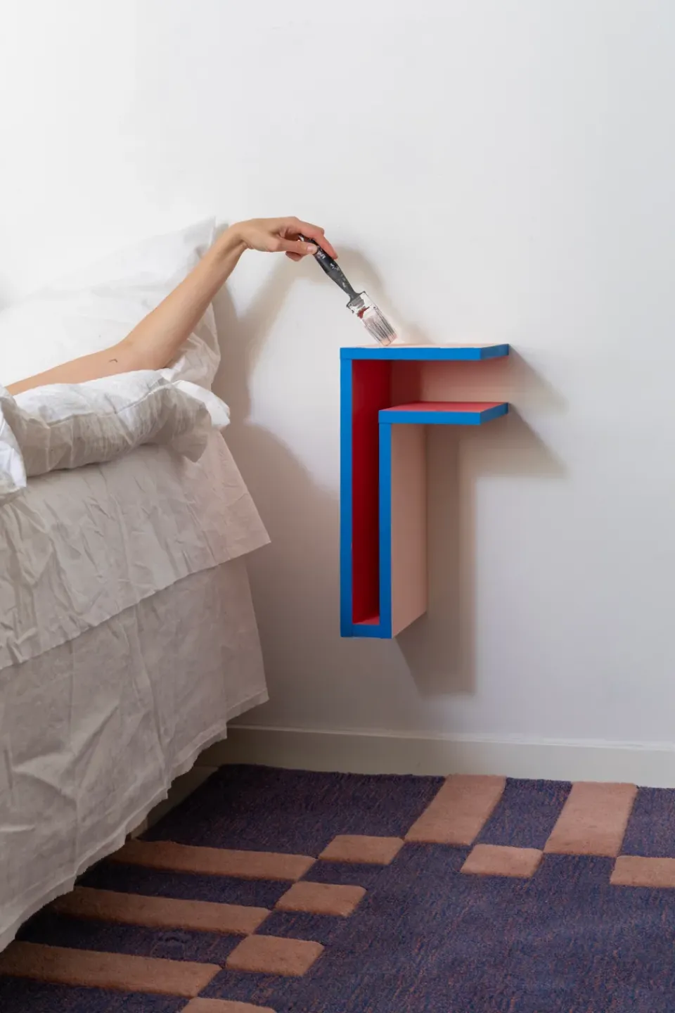 Estantería de pared F-shelf Play DIY, Pino, derecha*Maze New
