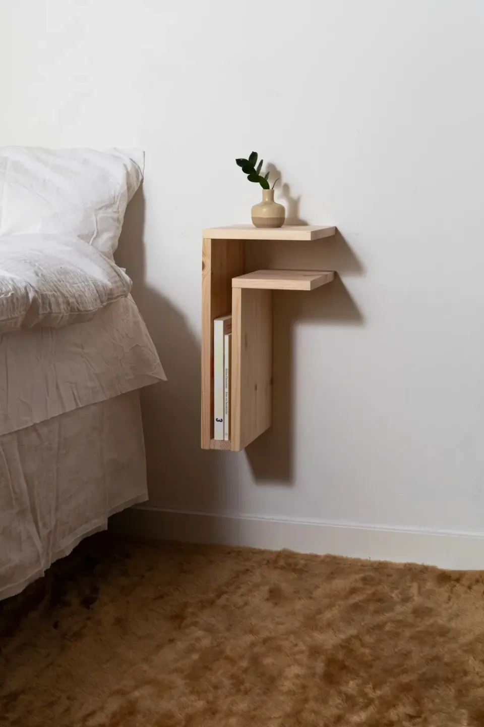 Estantería de pared F-shelf Play DIY, Pino, derecha*Maze New