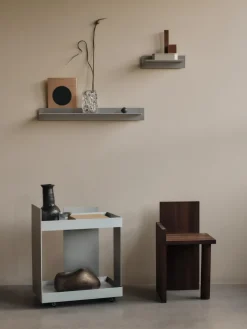 Estantería de pared Lager singel 35, Aluminium*Ferm Living Discount