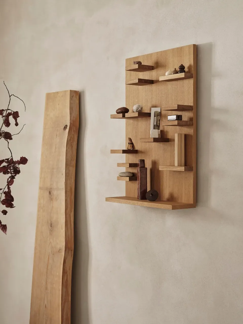 Estantería de pared Parade 60 cm, Oiled oak*Ferm Living Discount