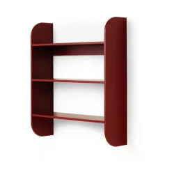 Estantería de pared Strapats 62x73,6 cm, Burgundy*TÔNN furniture Sale