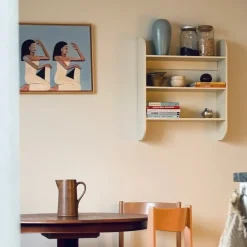Estantería de pared Strapats 62x73,6 cm, Off-white*TÔNN furniture Online