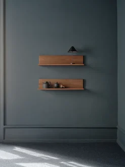 Estantería de pared Tana 75 cm, Nogal*New Works Sale