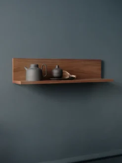 Estantería de pared Tana 75 cm, Nogal*New Works Sale