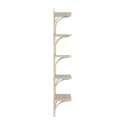 Estantería Levi de 5 baldas, Roble pigmentado en -aluminio, 90 cm*Swedese Hot