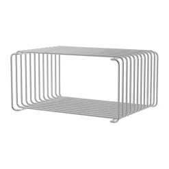 Estantería Panton Wire Half Height 34,8x17,2x25,7 cm, Chrome*Montana Clearance