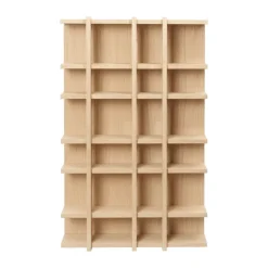 Estantería Tilem, Chapado de roble, 4x6*Ferm Living Online