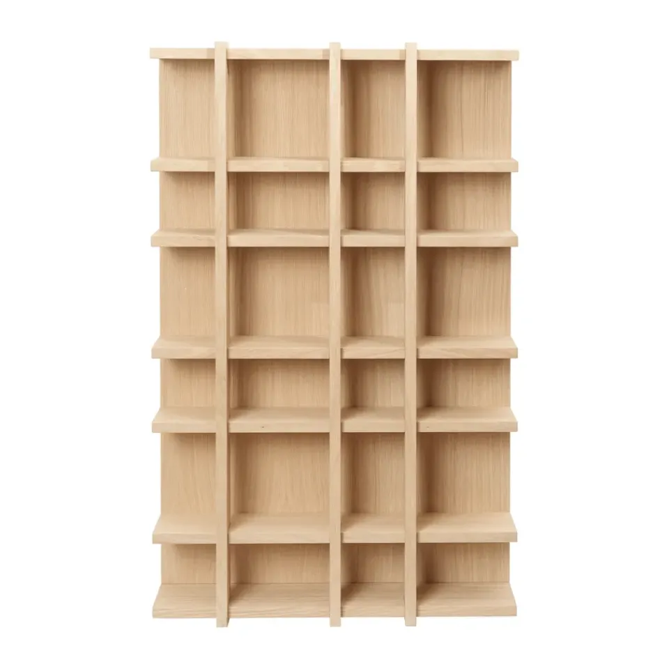 Estantería Tilem, Chapado de roble, 4x6*Ferm Living Online