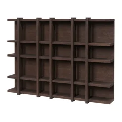Estantería Tilem, Roble teñido oscuro, 6x4*Ferm Living Best