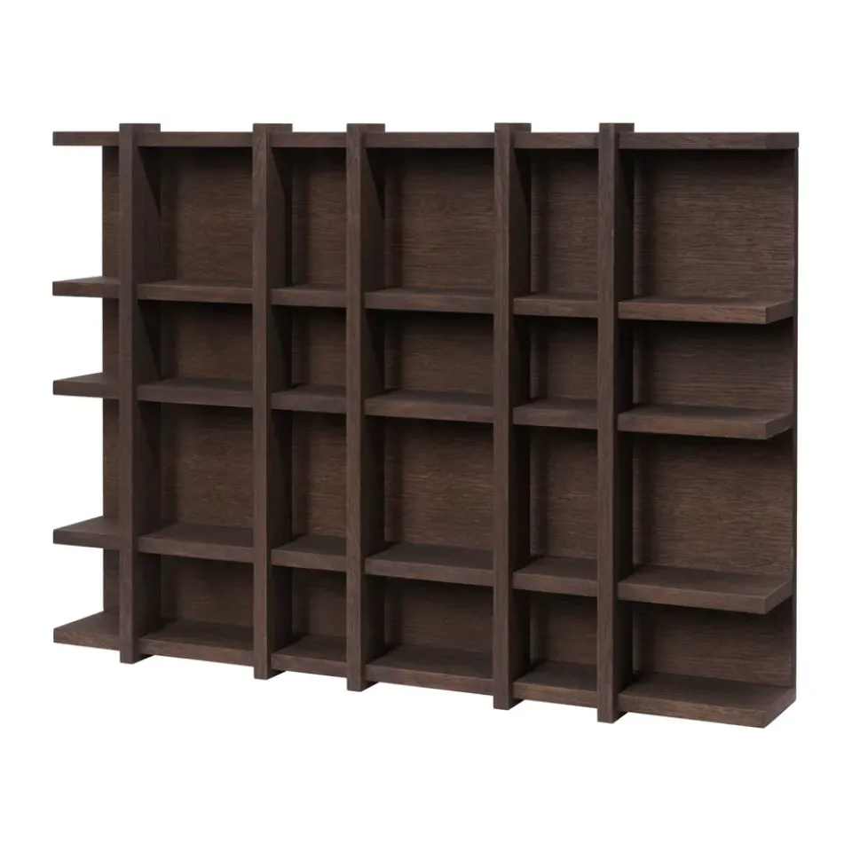 Estantería Tilem, Roble teñido oscuro, 6x4*Ferm Living Best