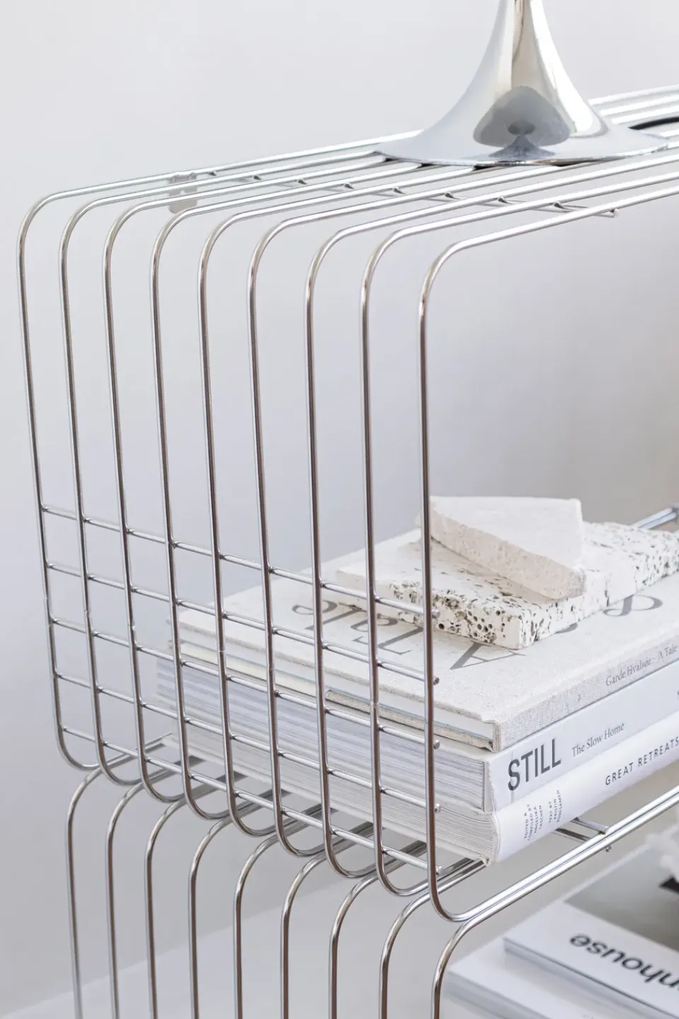 Estantería Wire, Chrome, 31x70x26 cm*Mette Ditmer Clearance