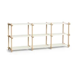 Estantería Woody, Oak-almond white, baja*HAY Clearance